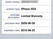 The "Device Details" screen of uWarranty.