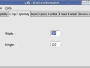 This gives webcam Crop capability information