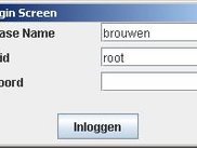 Login screen