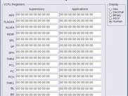 View of register contents