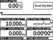 Trip screen