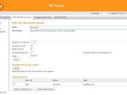 Create a new discussion group