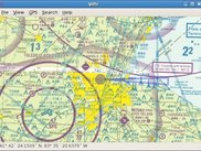 Displaying a portion of a sectional with GPS tracking