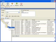 Main window with a log file