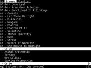 Browse view, colours disabled.