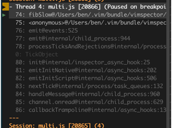 Vimspector Screenshot 1