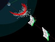 4 THEMIS spacecraft displaying mag field &amp; electron velocity