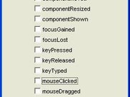 Event window of Button