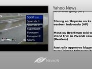 Video on the same page as georss news