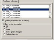 VRML file figures &amp; edges selection for smoothing.