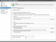 System config vsftpd - User options