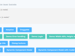 Vue.js modal Screenshot 1