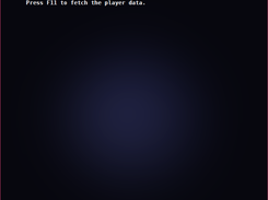 Start screen of the application