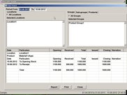 Product Ledger Screen