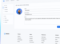Wave Laravel Screenshot 1