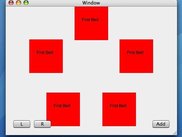 iBell's GUI-to-be. The red boxes are NSViews.