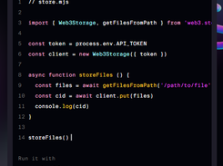 web3.storage Screenshot 1