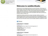 WebDevStudio main screen