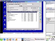 WebHuddle client on Linux showing Windows app sharing.