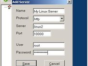 Webmin Desktop new server