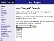A Webware Servlet using AJAX