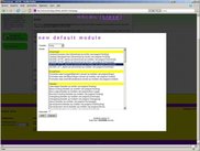 Adding default module