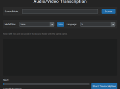 Whisper Transcriber Tooll