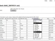 Uploading (step 2) - Describe the fields in a CSV file