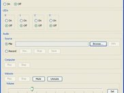 Controller Window - To send commands to the wiimote.