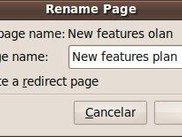 Rename page dialog