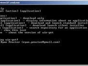 win-get's help screen
