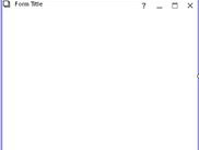 Default look of the White form