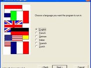 Wizard's Apprentice asking to choose a language from a list