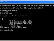 Packing a modified XML file into WOG binary format