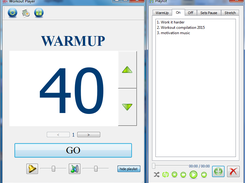 Workout Mp3 Player Screenshot 1