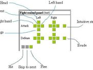 Fight control panel interface test for new fight scheme