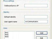 Editing sip profile