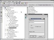 Solaris, testinga wxHatchedited dialog