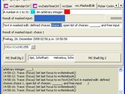 wx.NET sample: Masked Text Edit