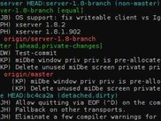 Find deviations from upstream and your own work