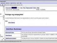 Lobo rendering of JavaDoc page.