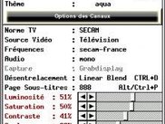 XdTV 2.2.0 : Main Options GUI with aqua theme
