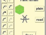 Design mode palette. (UI: Tcl/Tk)
