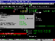 A classic two-panel user interface (text mode)