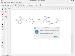 Reaction drawing example