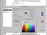 Preferences dialog (Motif version only)