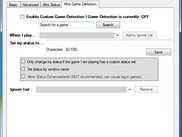Custom Game Detection