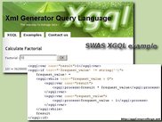 SWAS XGQL example - factorial
