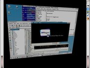 A X-Desktop mapped in a Coin3D scene.