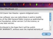 XMasMoods running on Mac OS X Snow Leopard